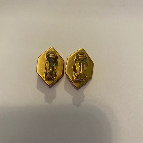 Clip on retro earrings - Picture 3 of 4